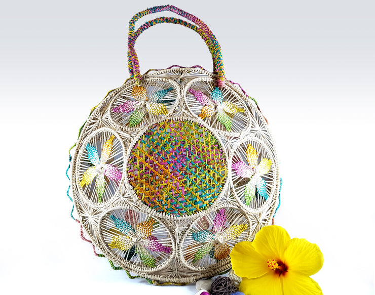 Arcoiris - Iraca Palm Authentic Handmade Handbag - Wholesale