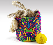 Pavo Real - Wayuu Authentic Mochila Bag with Peacock design