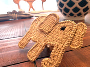 Iraca Handmade Elephant Napkin Rings Wholesale