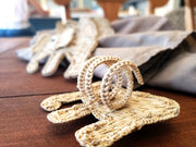 Iraca Handmade Elephant Napkin Rings