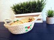 Iraca Basket Natural and Colors