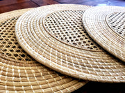 Iraca Palm Woven Placemats with Coasters Wholesale