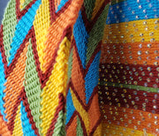 Alexa - Wayuu Authentic Mochila Bag with Crystals Wholesale