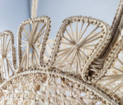 Sunflower - Flower shaped Iraca Palm Authentic Handmade Handbag