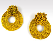 Carlota - Iraca Palm Leaf Handwoven Earrings