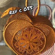 Corazon - Heart Shaped Iraca Palm Bag