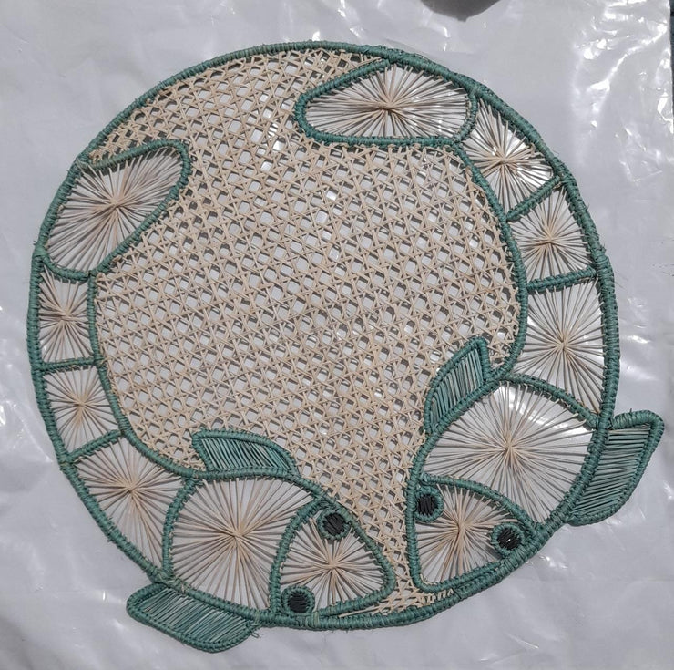 Fish Iraca Placemats with coasters wholesale
