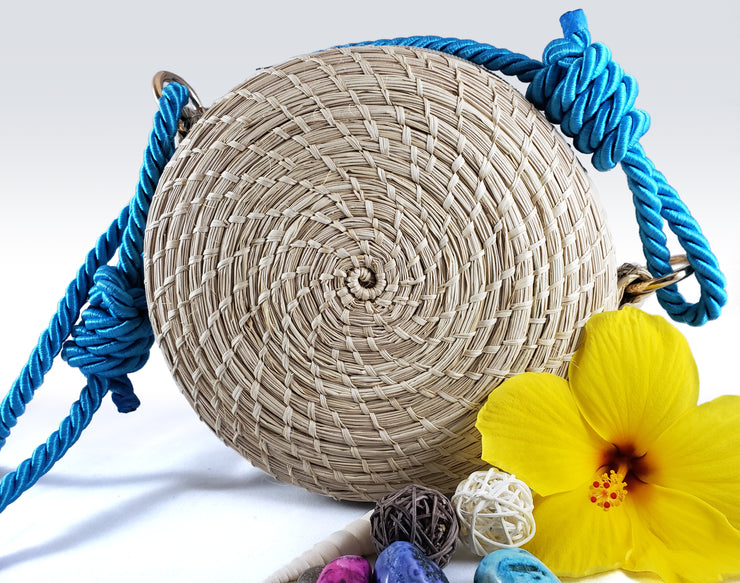 Linda - Iraca Palm Authentic Handmade Round Handbag Wholesale