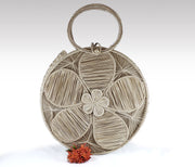 Natasha -  Iraca Palm Handmade Bag with zippered closure Wholesale