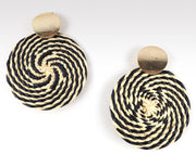 Rafaella - Iraca Palm Leaf Handwoven Earrings Wholesale