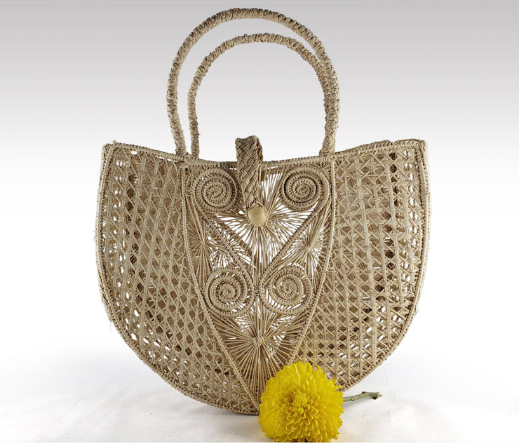 Rosalia - Iraca Palm Authentic Handmade Handbag Wholesale