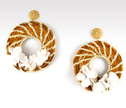 Viviana - Iraca Palm Leaf Handwoven Earrings