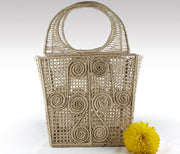 Lucia - Iraca Palm Authentic Handmade Handbag Basket Wholesale