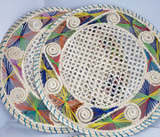 Iraca Palm Color Placemats with Coasters Wholesale