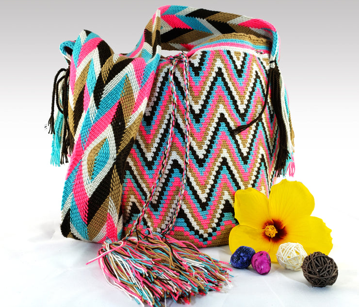 Giselle - Wayuu Authentic Mochila Bag