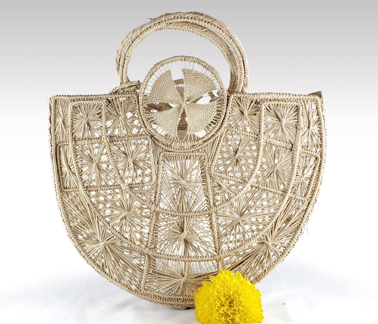 Laura - Iraca Palm Authentic Handmade Handbag Wholesale