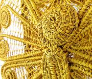 "Mariposa" Yellow Iraca Palm Handmade Bag - Wholesale