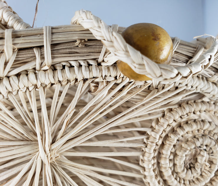 Martina - Iraca Palm Authentic Handmade Handbag Basket