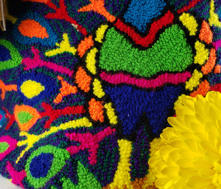 Pavo Real - Wayuu Authentic Mochila Bag with Peacock design Wholesale